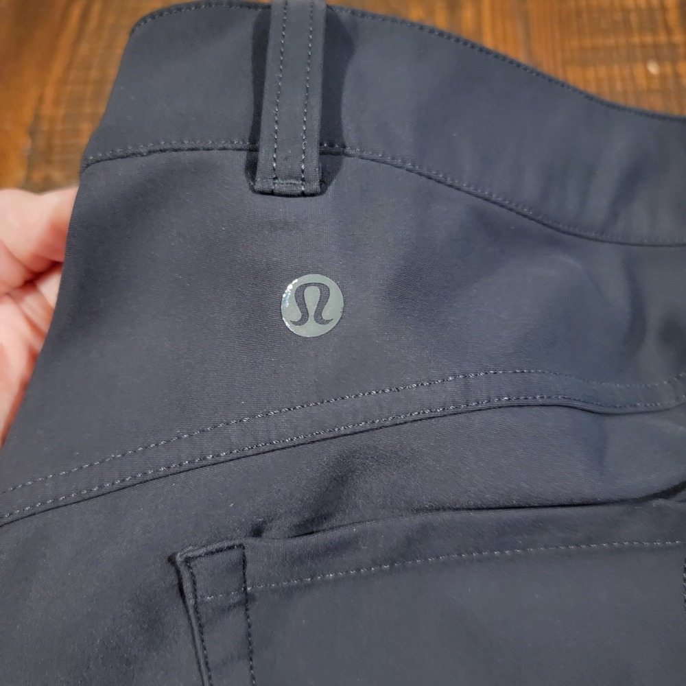 Lululemon City Sleek Slim-Fit 5 Pocket High-Rise Pant Women's 33 Black Athletic - Picture 5 of 8